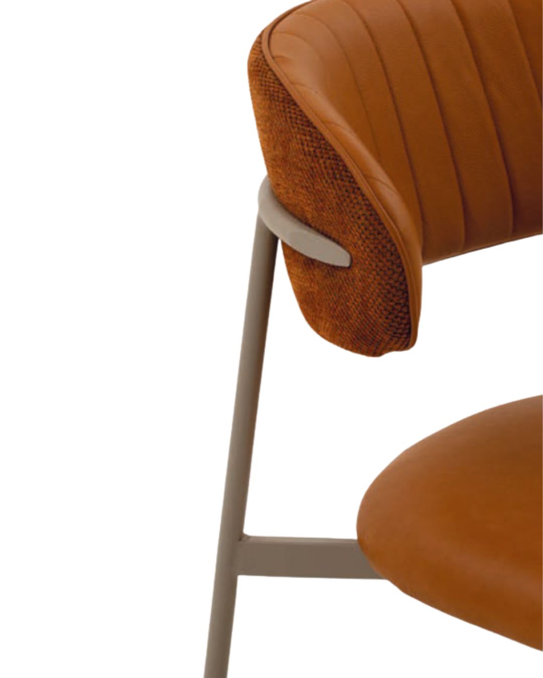 Scaun Mira, tesatura, structura metalica - 2
