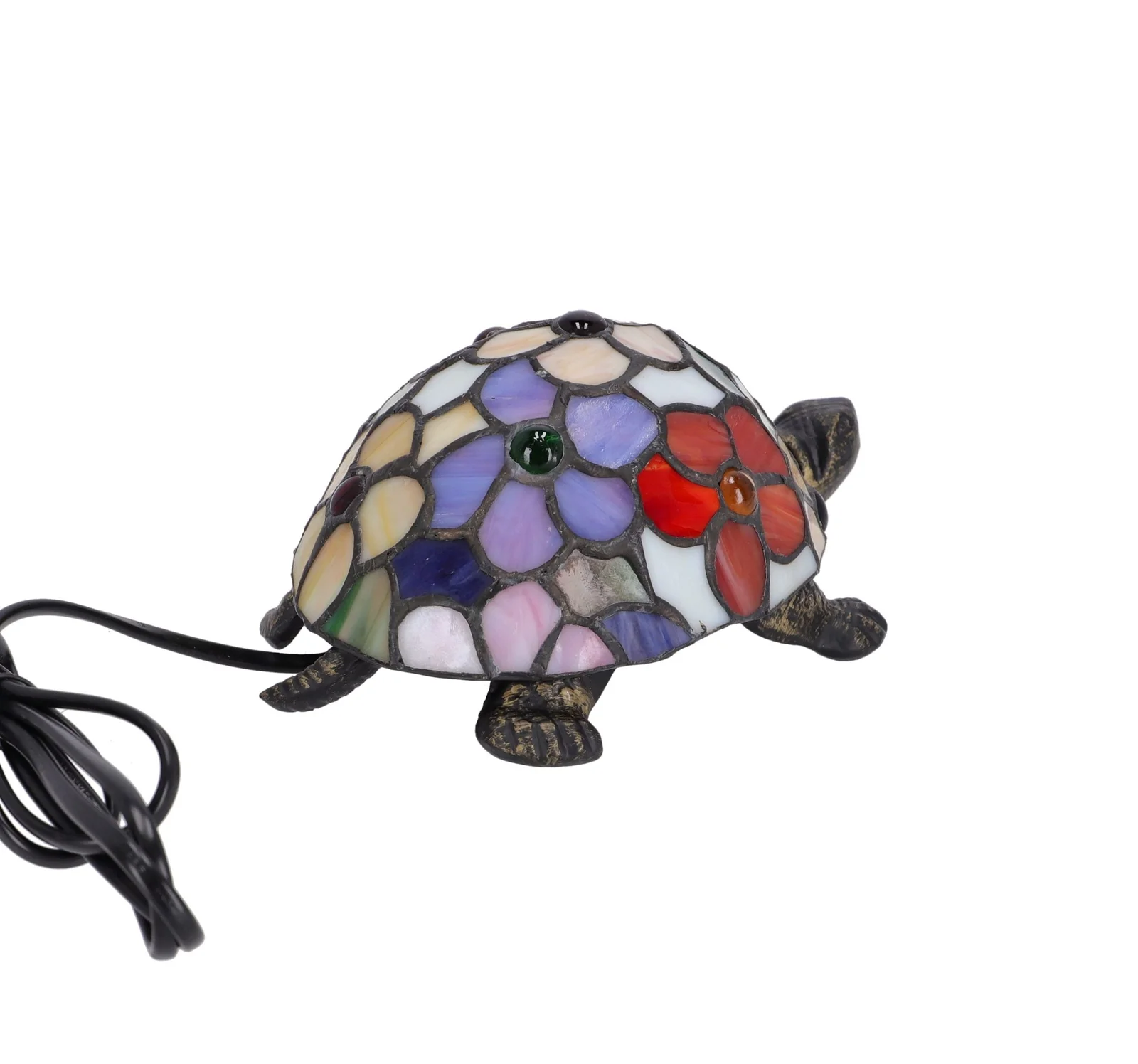 Lampa de masa Tiffany Turtle 20 cm - 2