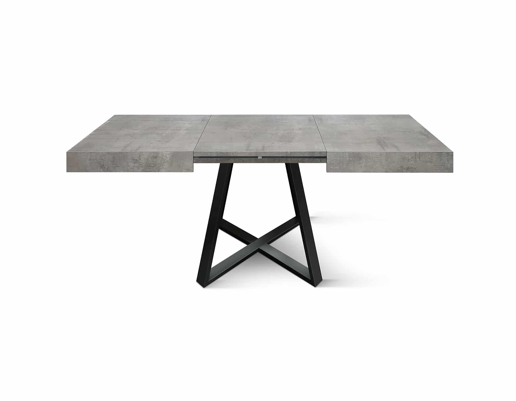 Masa Ariel extensibila, picior metalic negru - 11