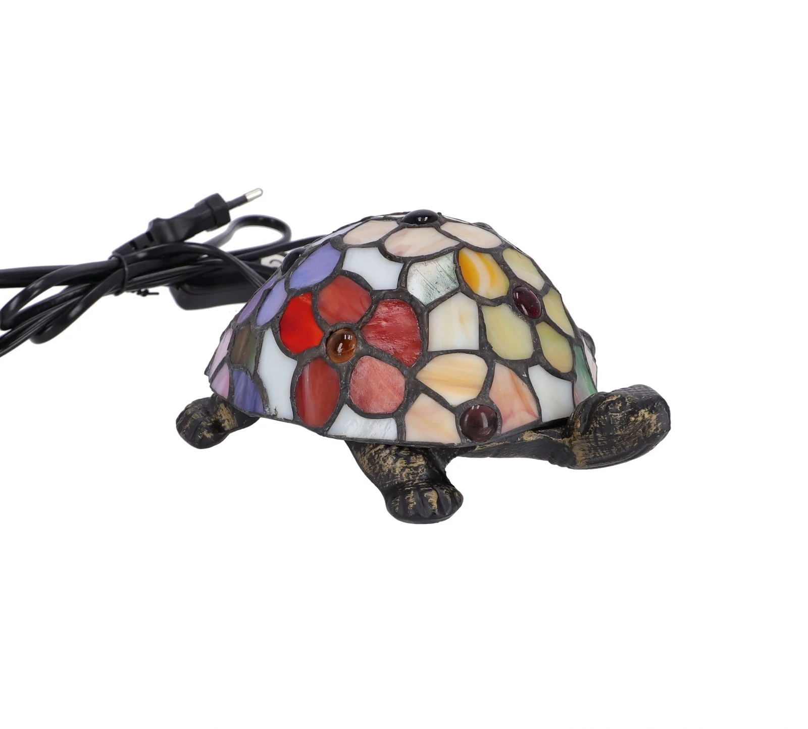 Lampa de masa Tiffany Turtle 20 cm - 3