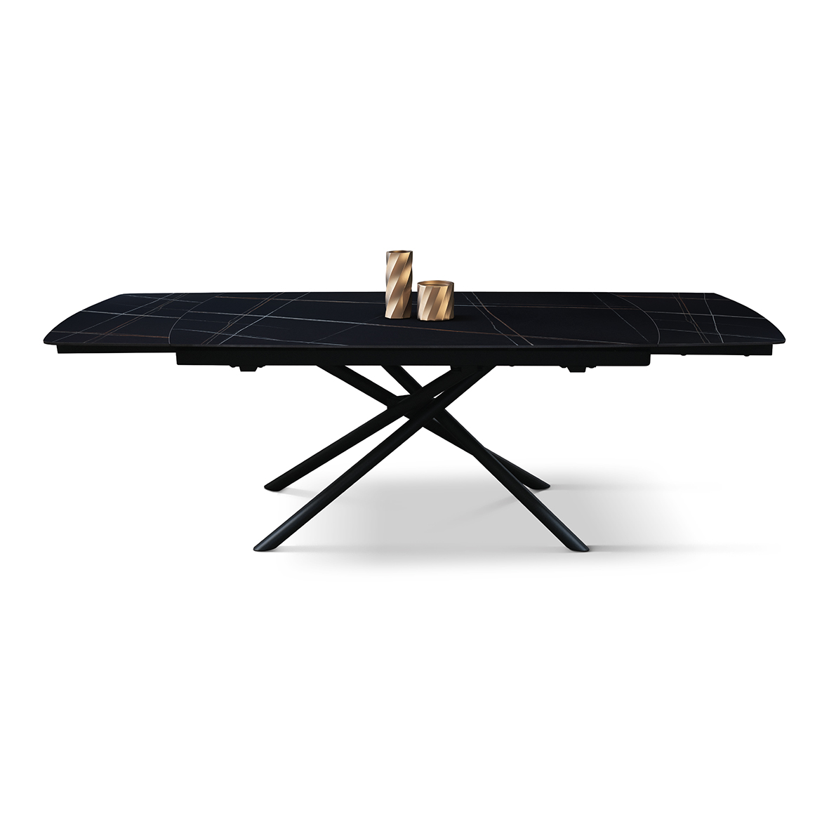 Masa ceramica extensibila Sahara Noir 160 x 90 x 75 cm - 14
