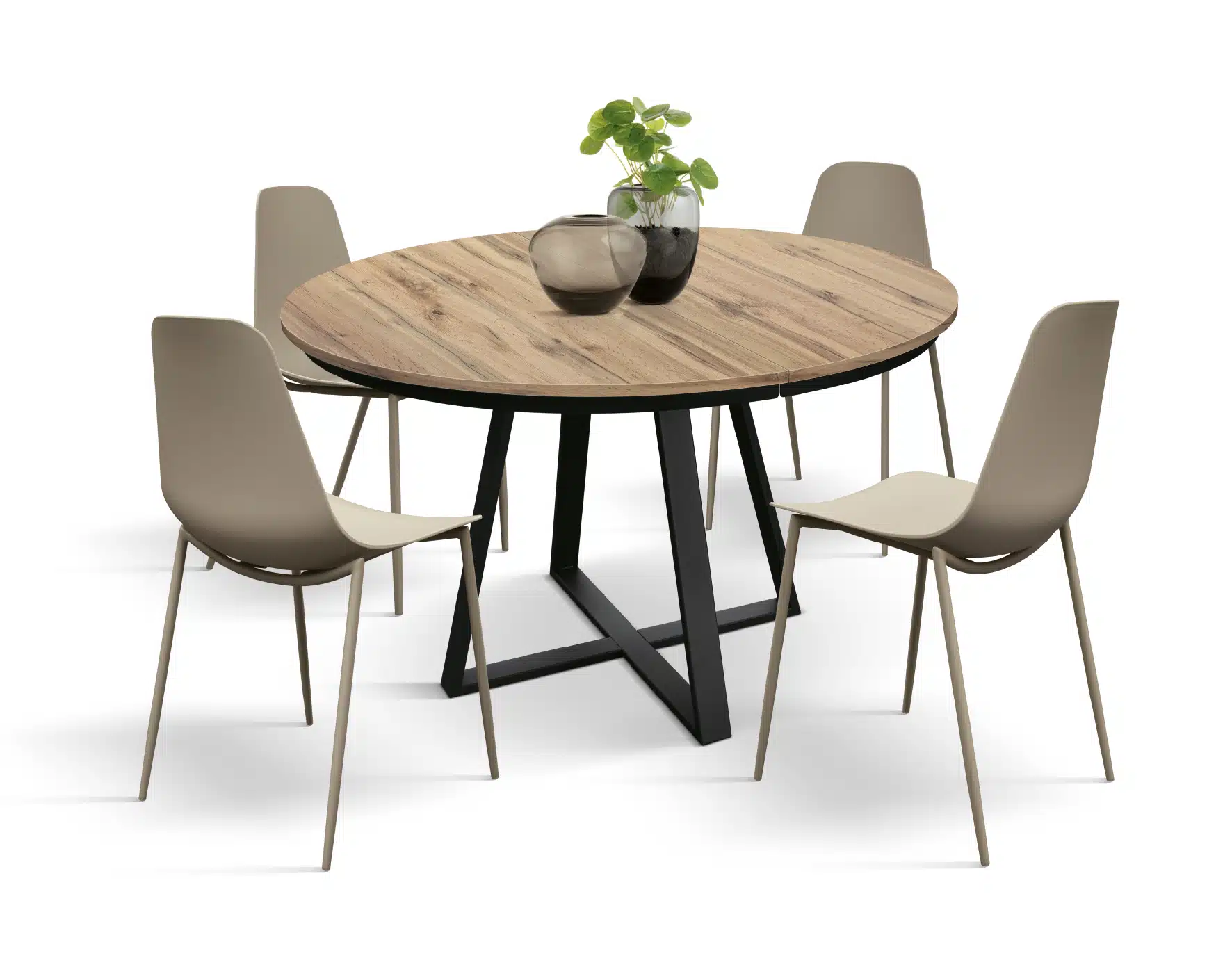 Masa Melania rotunda extensibila 120 cm - 20