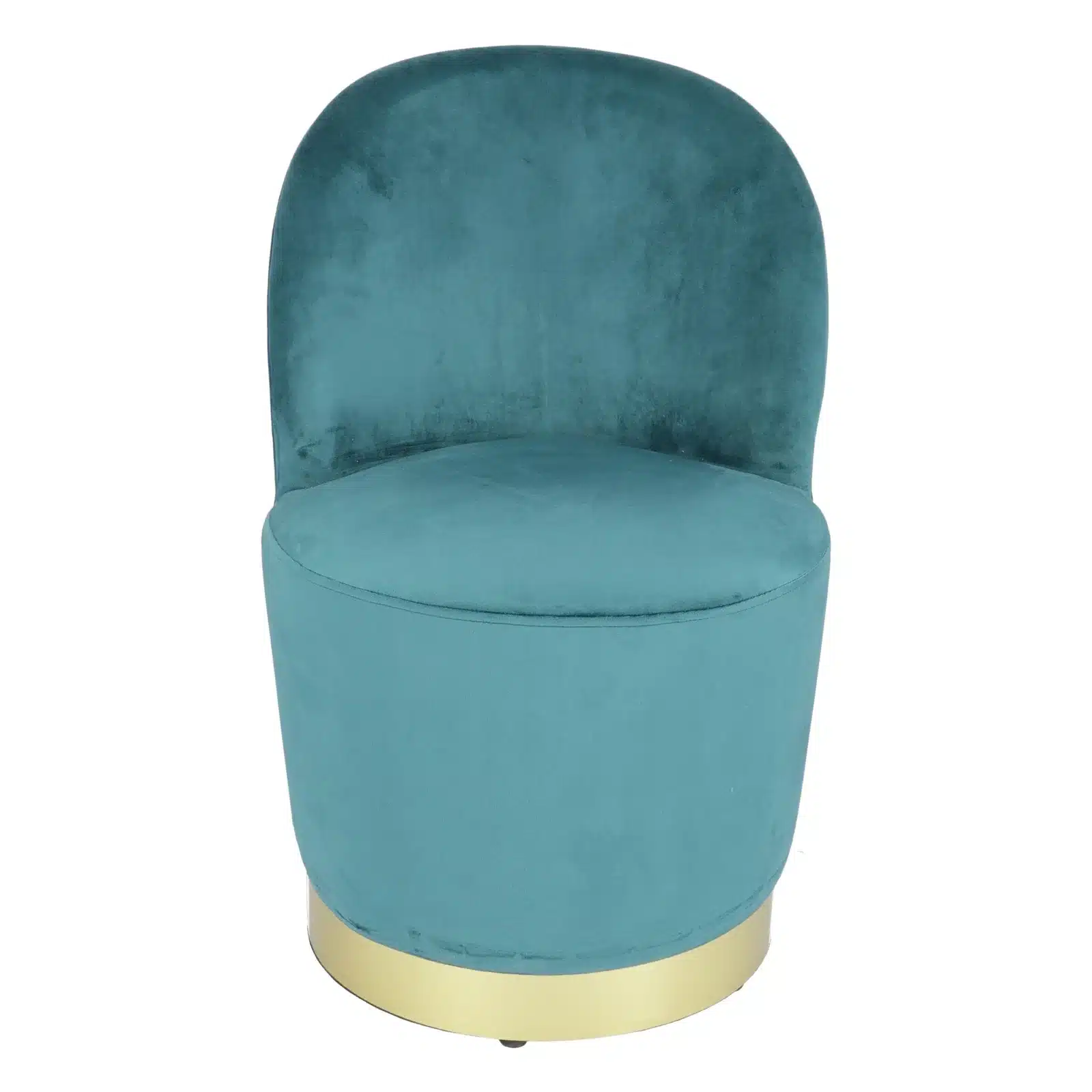 Fotoliu Glamour din catifea cu baza aurie, design elegant - 14