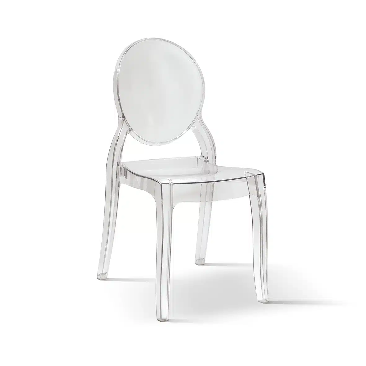 SET 4 SCAUNE TRANSPARENT OVALO-HORECA- - 6
