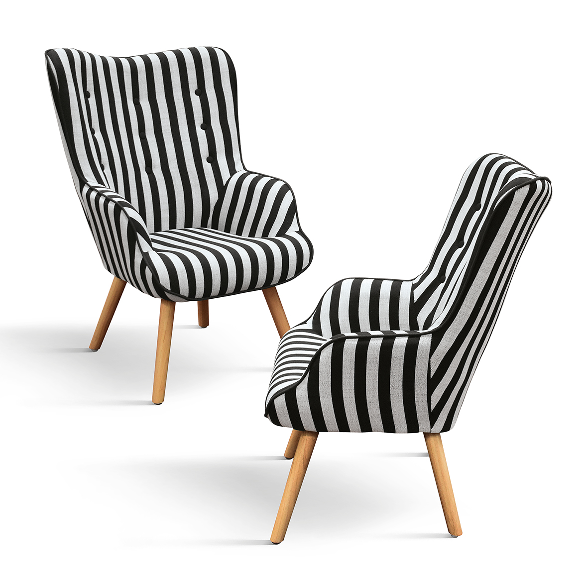 Fotoliu Patchwork, structura metalica, tesatura multicolora - 11
