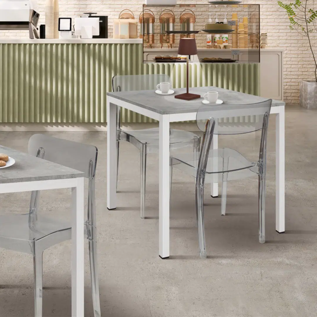 SET 4 SCAUNE TIVOLI- TRANSPARENT-HORECA-