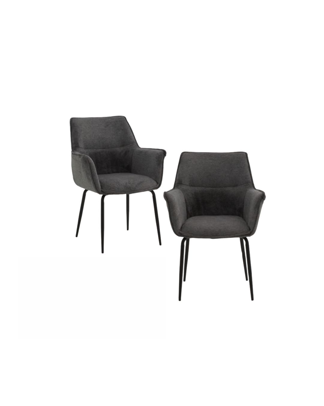 Scaun tip fotoliu NEBO, tesatura, structura metalica - 2