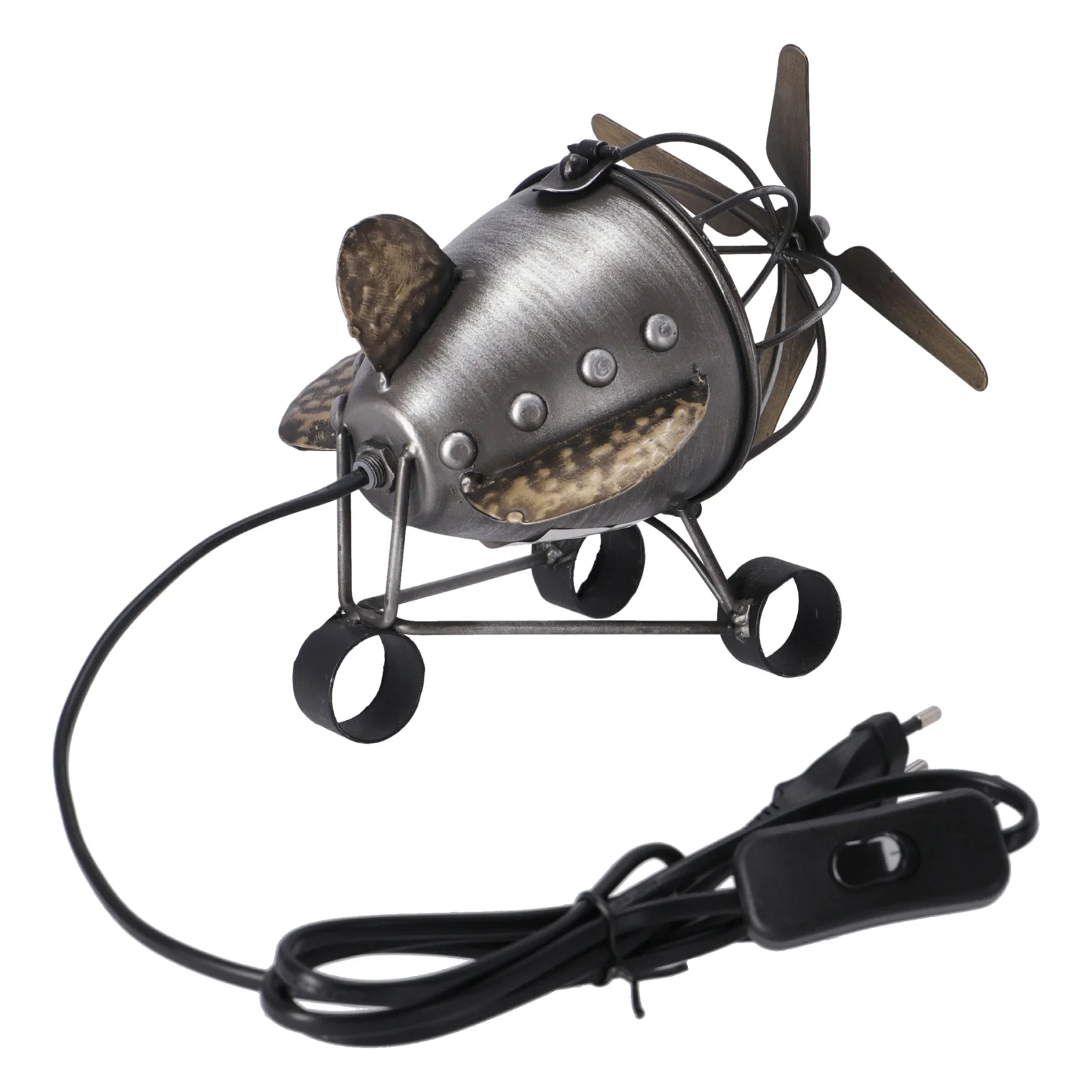 Lampa de masa Stil Industrial Avion h 23 cm - 2