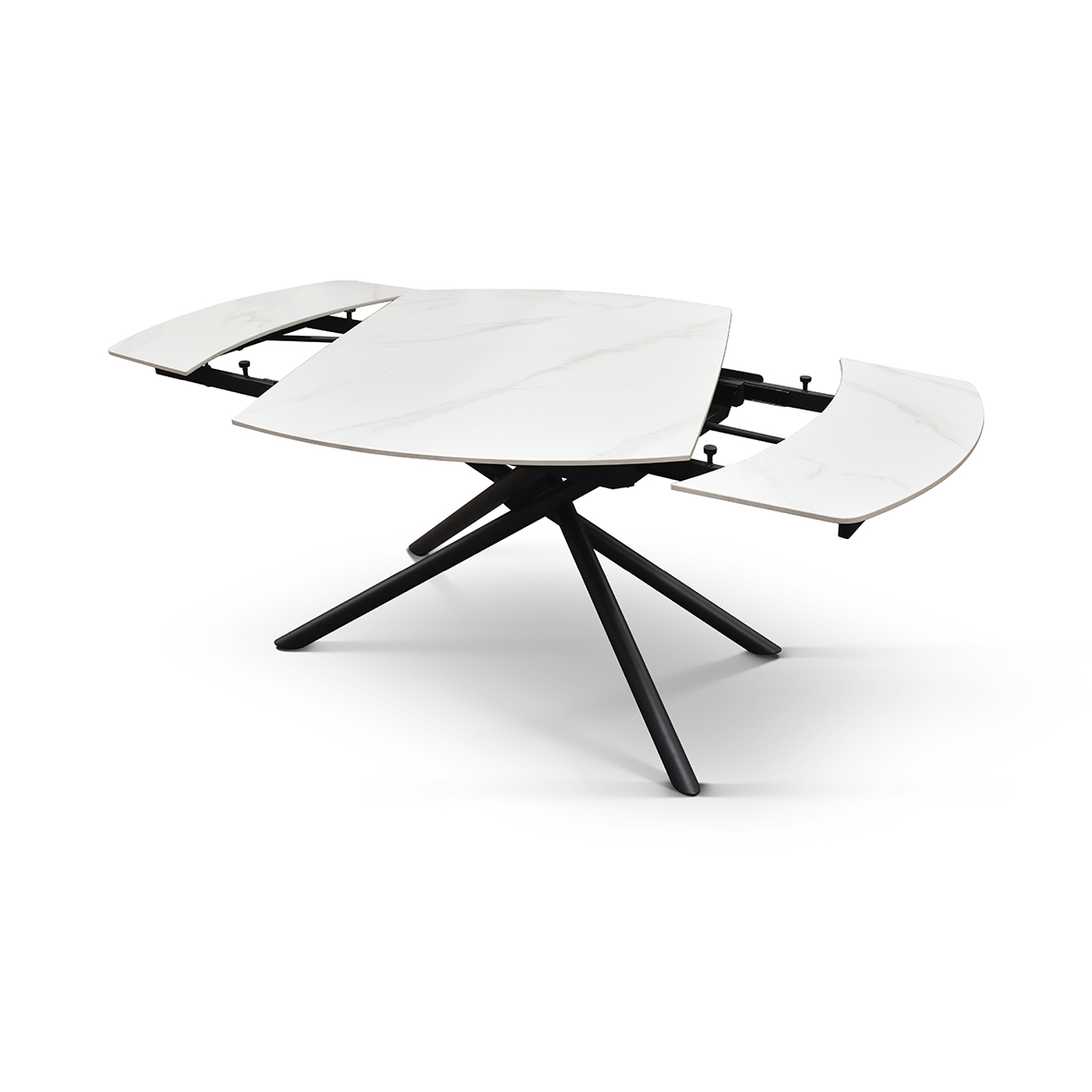Masa ceramica extensibila Rotativa White  120 x 88 x h 76 cm - 5