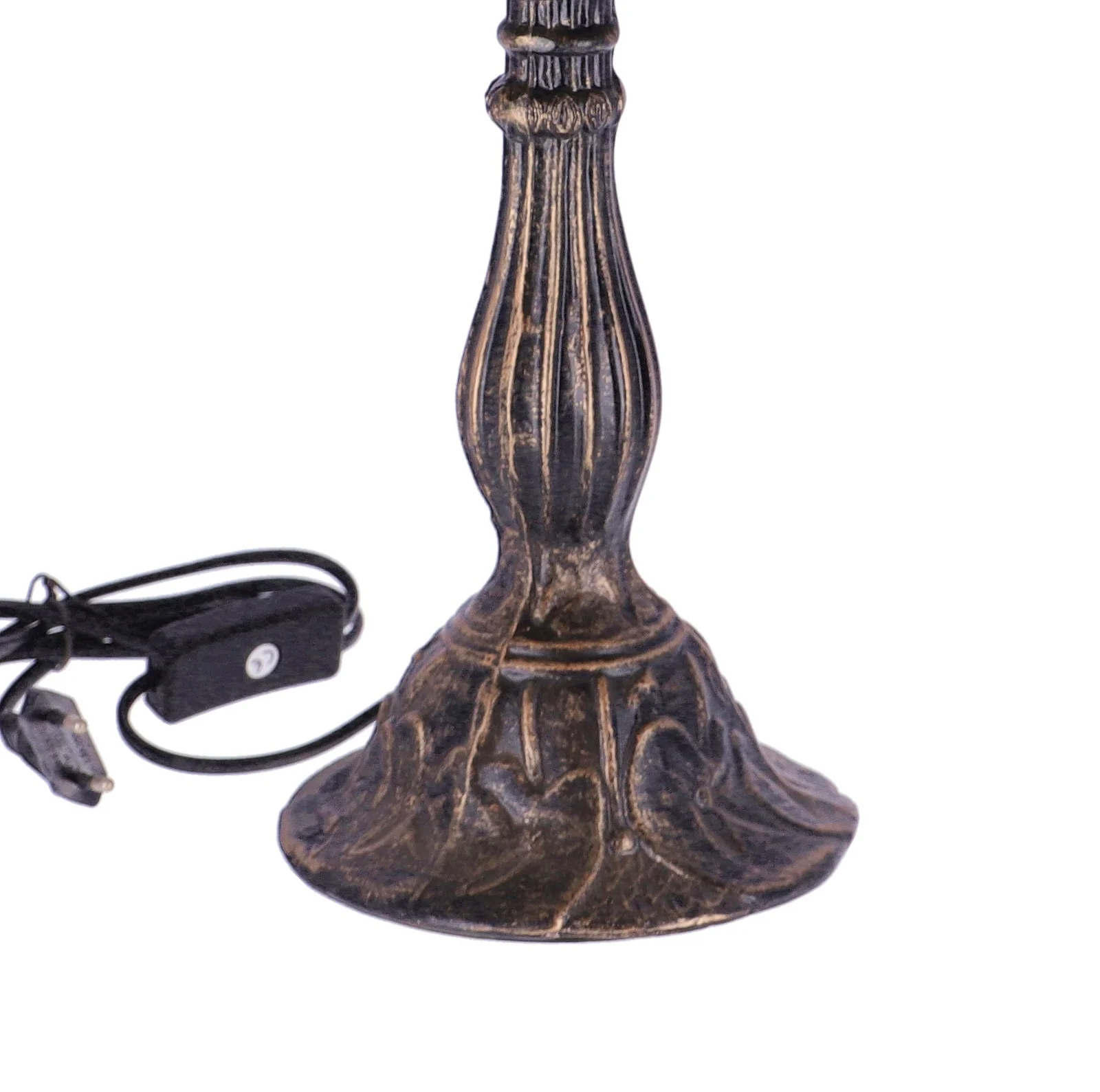 Lampa de masa Tiffany Leaf h 45 cm ,abajur 30 cm - 3