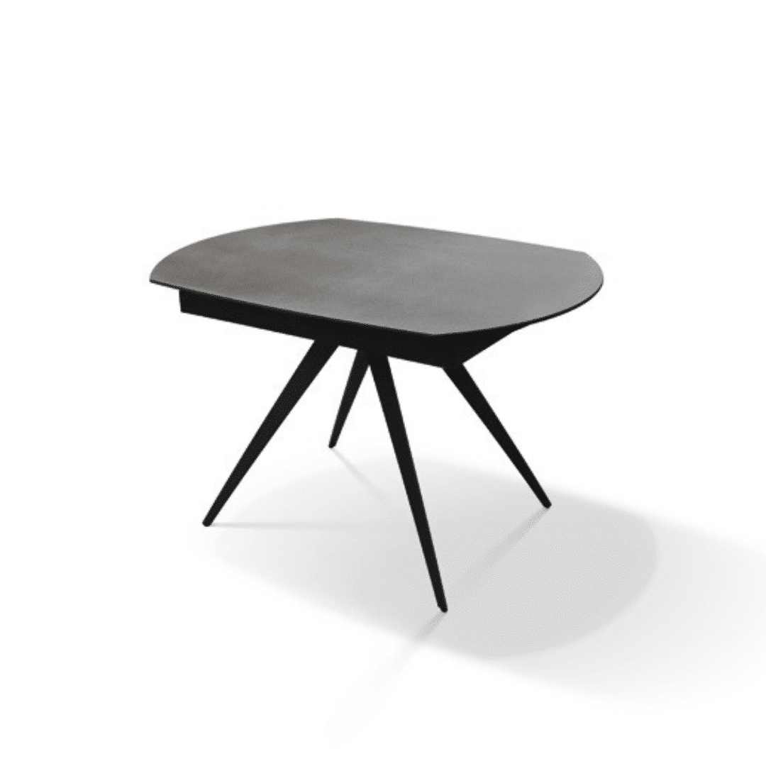 Masă Daisy Rotativă extensibilă, Sticlă ceramică-picior metalic - 14