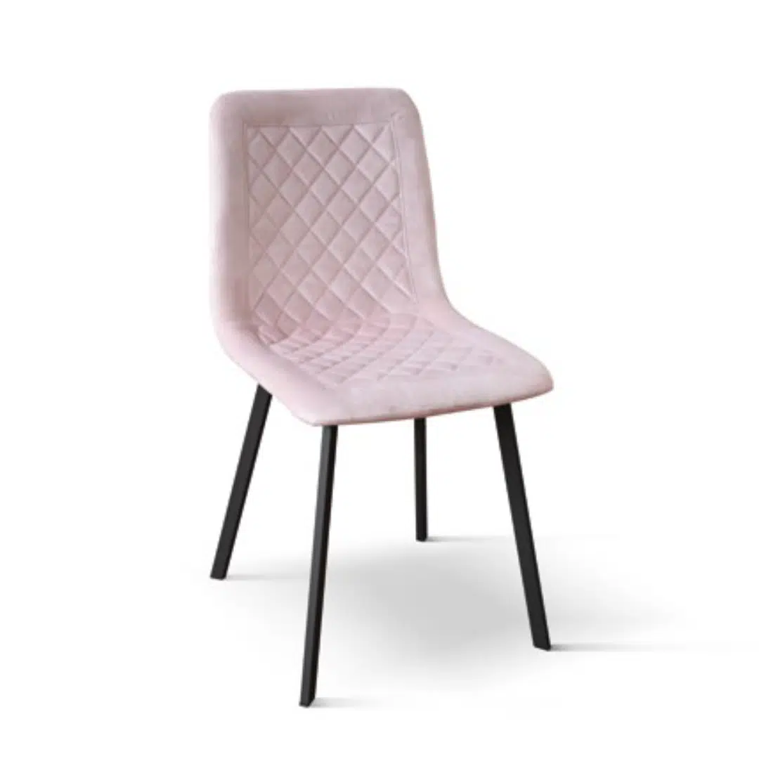 SET 4 Scaune Slim, structura metalica, catifea - 3