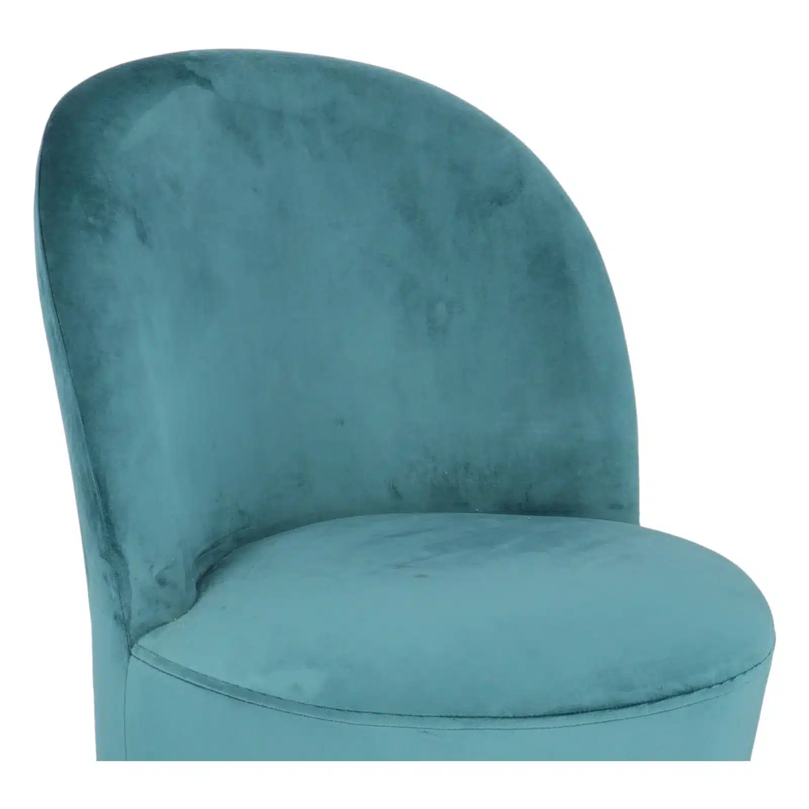 Fotoliu Glamour din catifea cu baza aurie, design elegant - 17