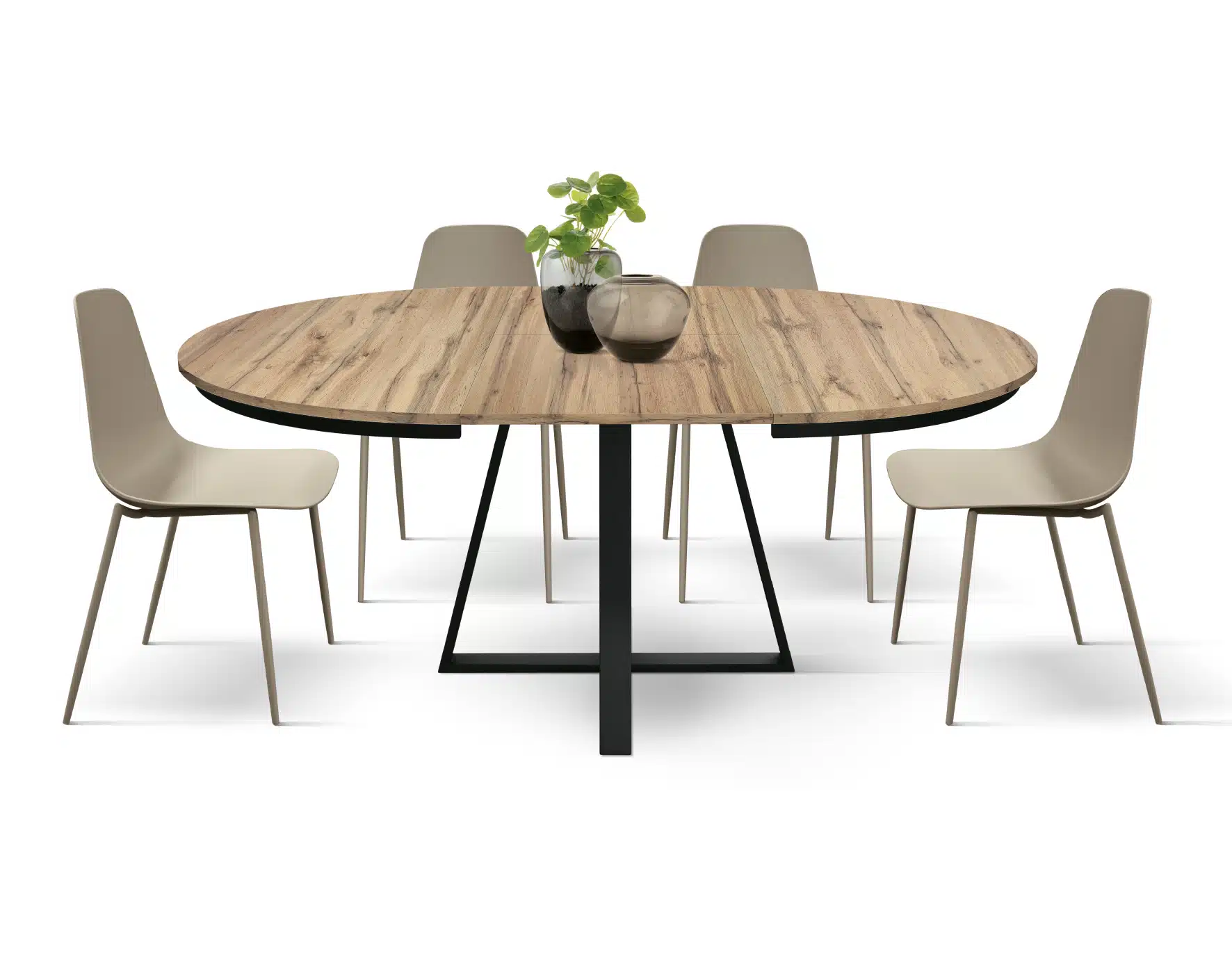 Masa Melania rotunda extensibila 120 cm - 17