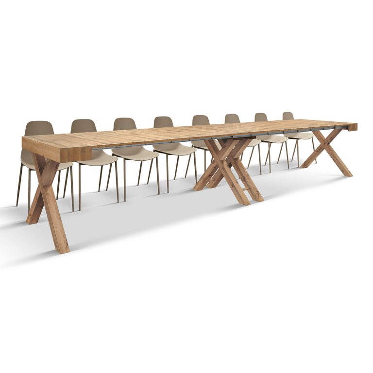 Consolă Linda extensibilă de la 45 cm la 402 cm - 8