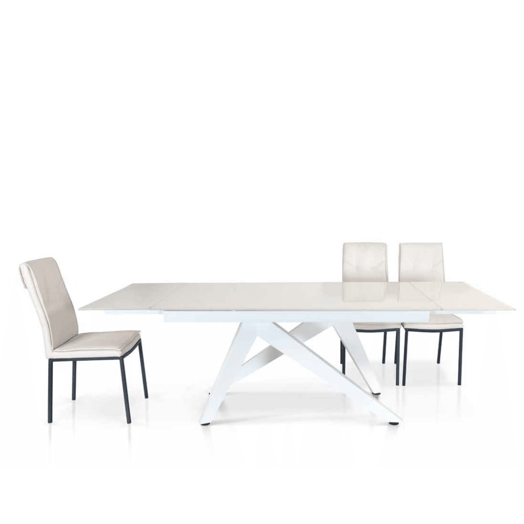 Scaun Rain, structura metalica, piele ecologica - 4