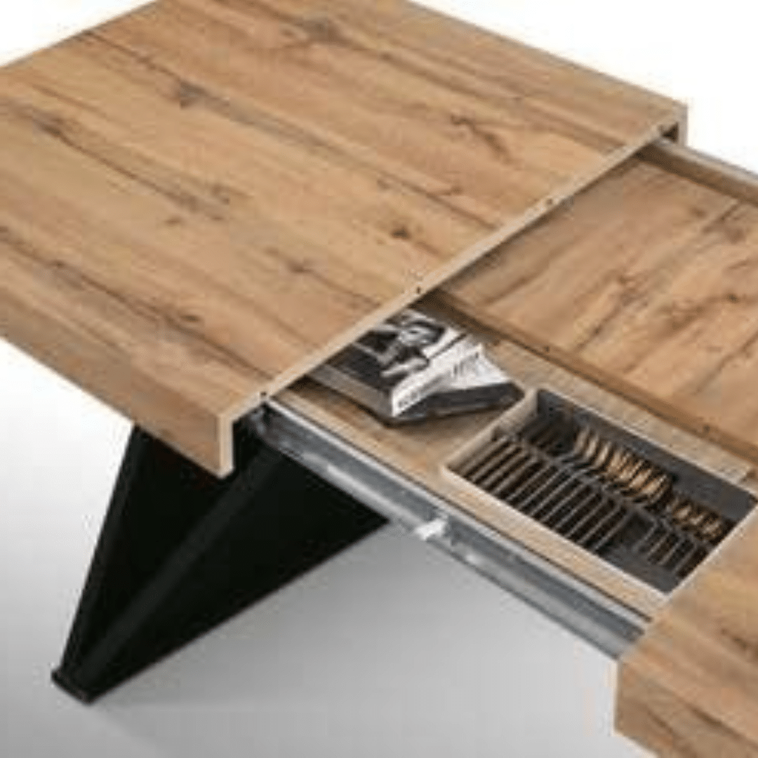 Masa Carole extensibila, picior Mdf - 18