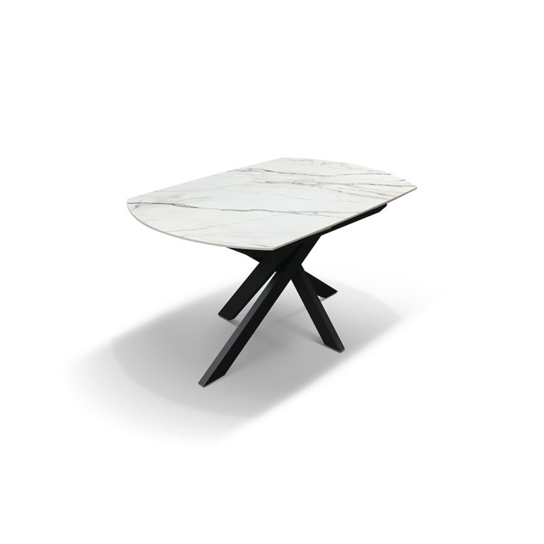 Masă ceramică extensibilă Calacata Gold 140/90 cm - 4