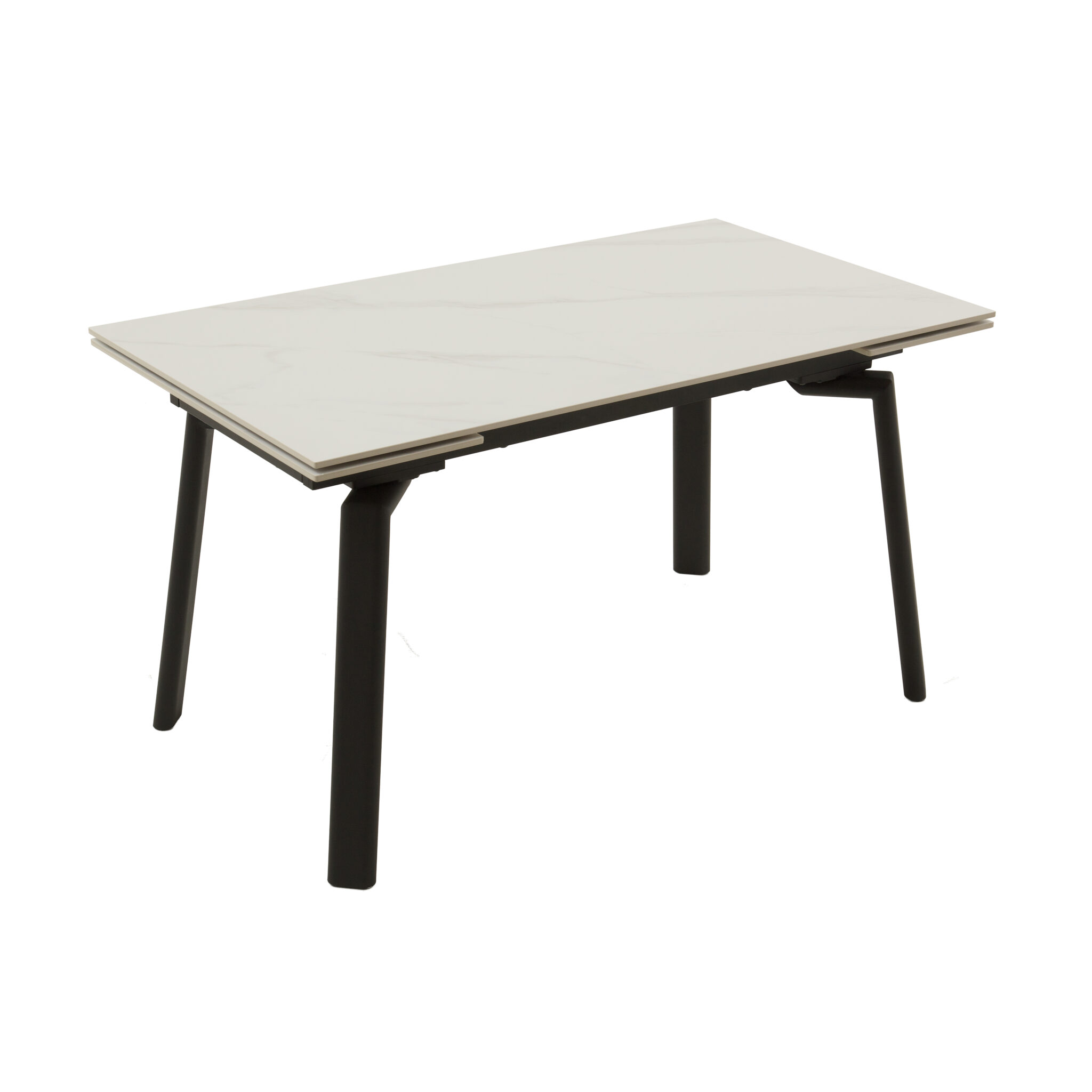 Masă ceramică Sonic White, 140 cm/80 cm și 2 extensii 30 cm - 3