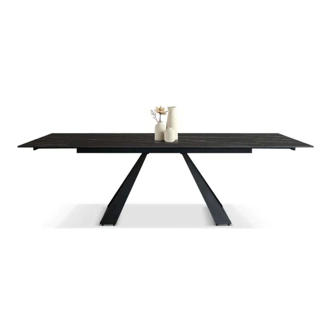 Masă extensibila MORENA, ceramică-picior metalic 160 cm/90 cm - 5