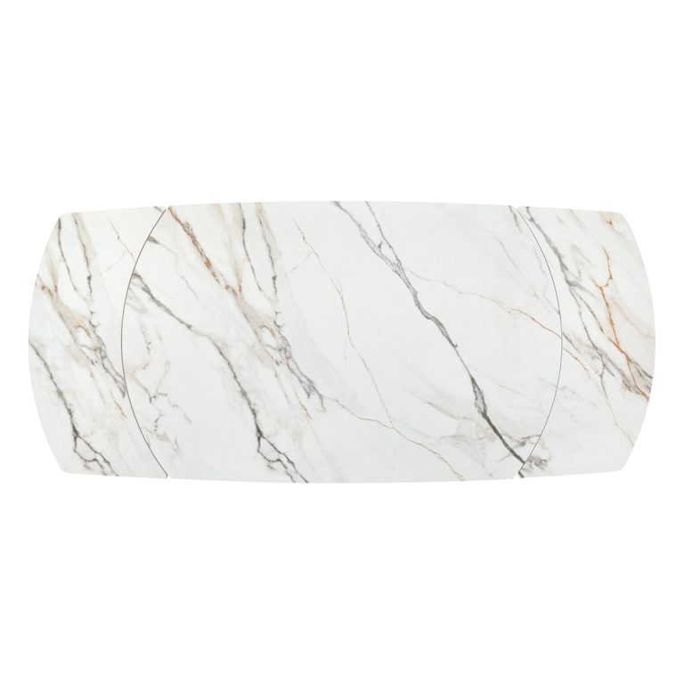 Masă ceramică extensibilă Calacata Gold 140/90 cm - 10