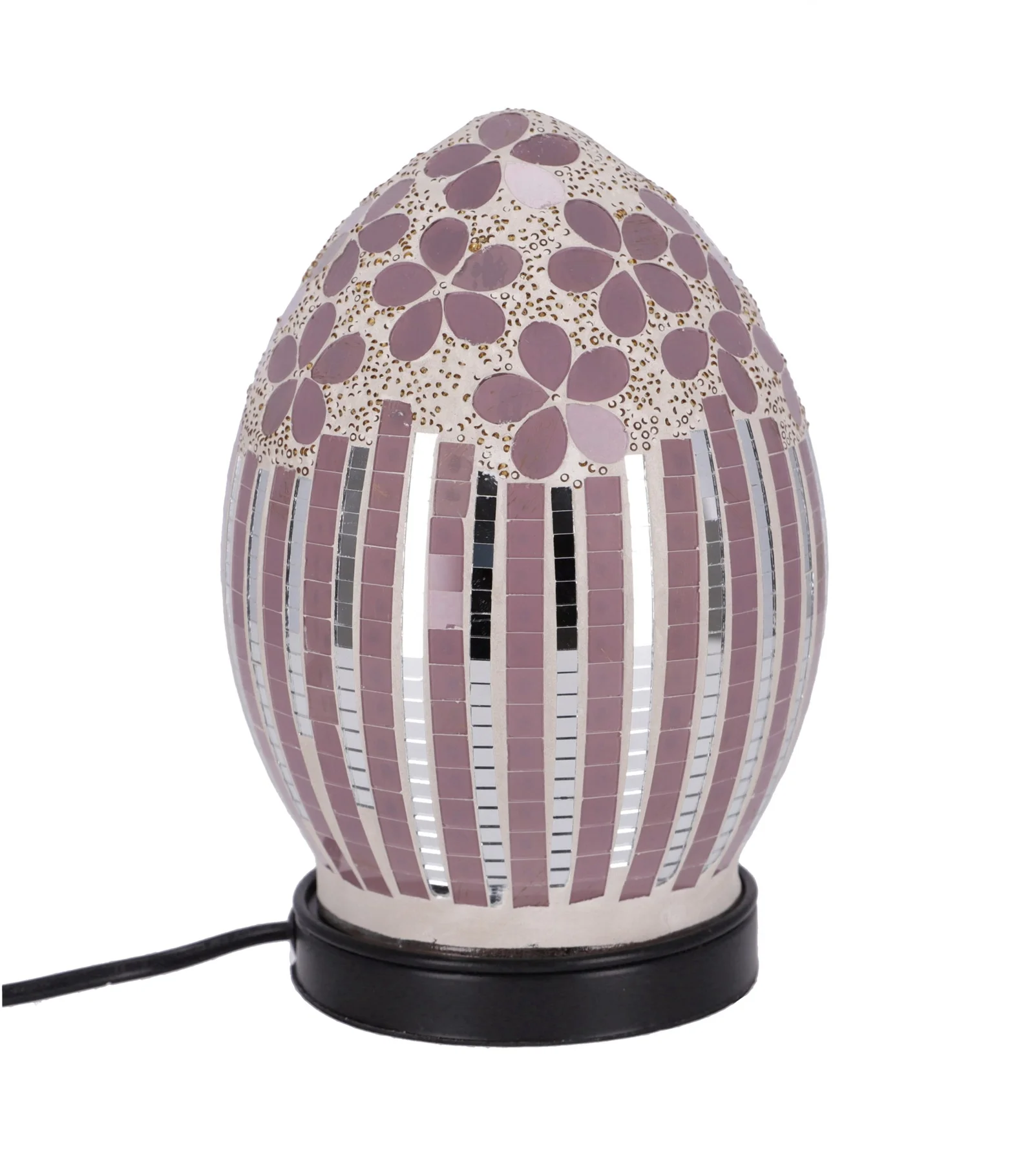 Lampa de masa Mozaic Flower h 21,5 cm - 2