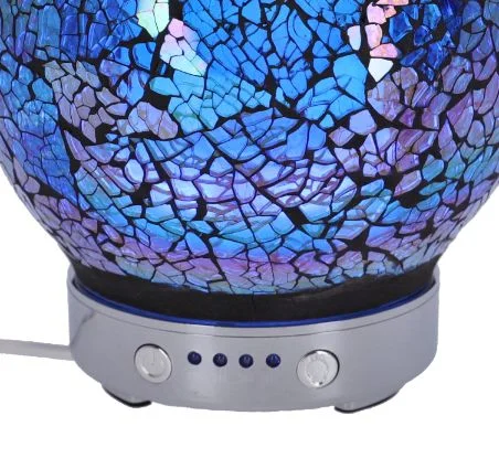 Lampa de masa cu Difuzor aromaterapie Mozaic Blu h 16 cm - 2