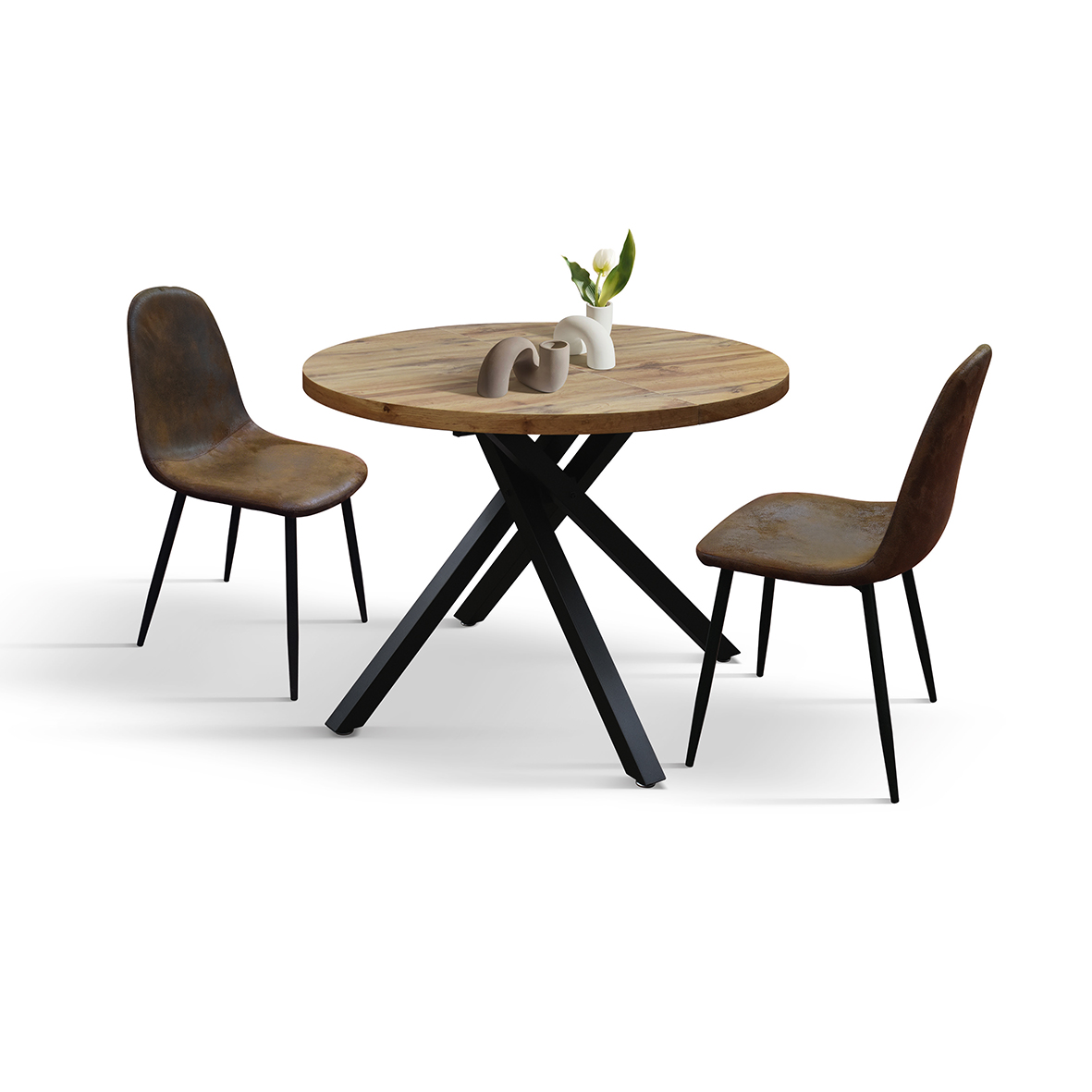 Masa rotunda extensibila Nada Ø 100 cm - 12