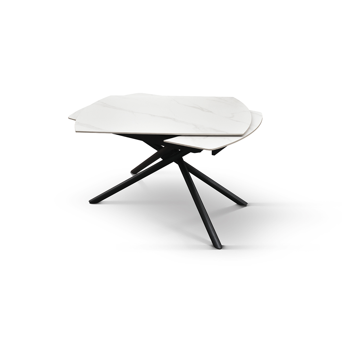 Masa ceramica extensibila Rotativa White  120 x 88 x h 76 cm - 12