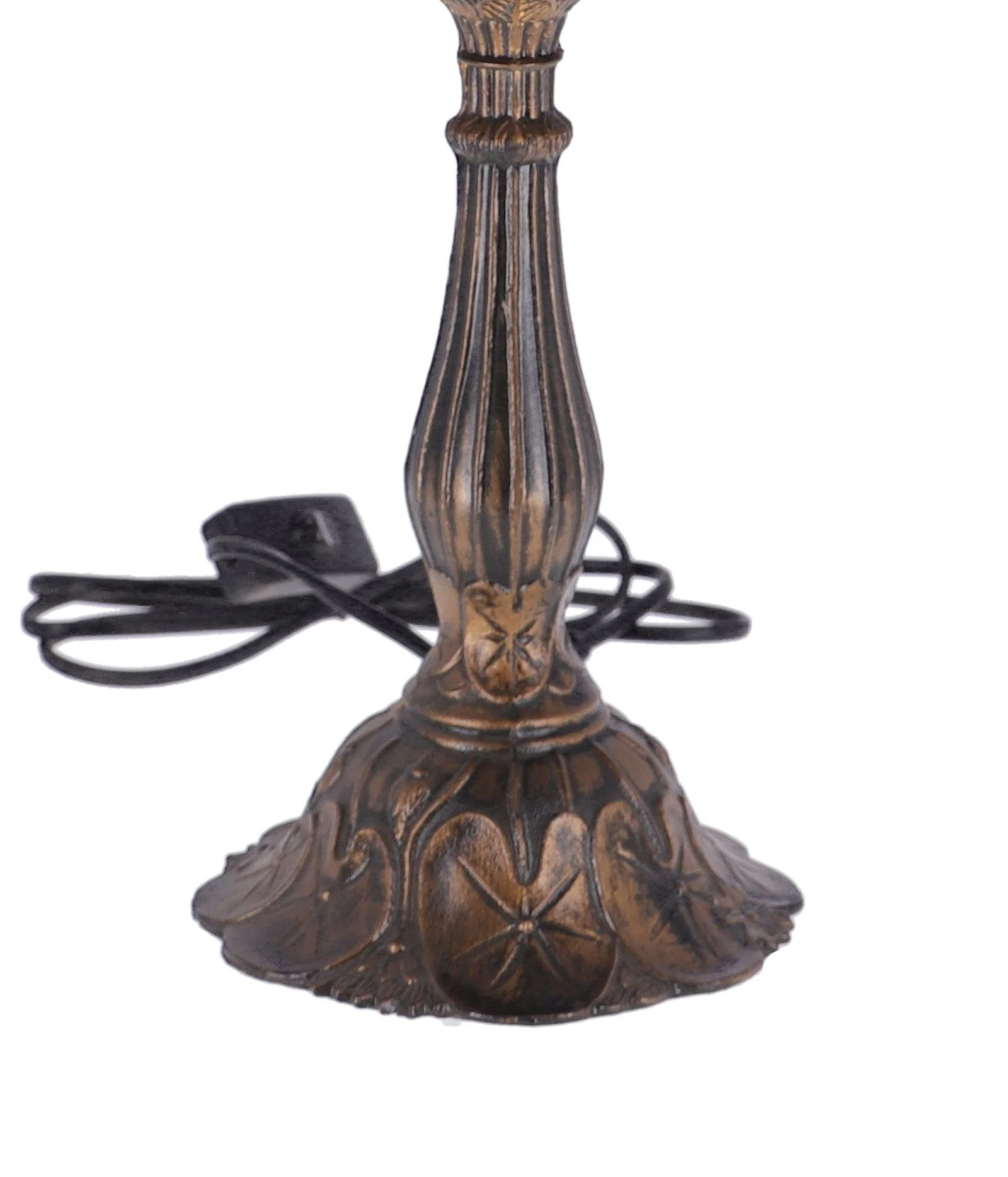 Lampa de masa Tiffany Flower h 45 cm, abajur 30 cm - 2
