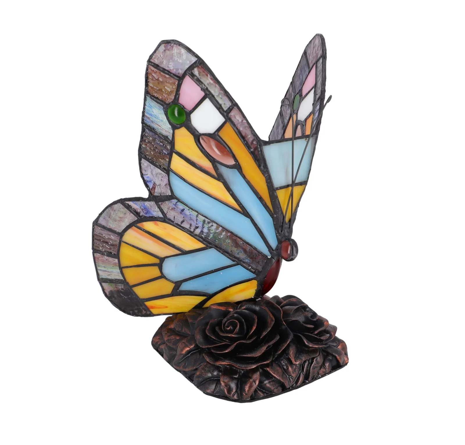 Lampa de masa Tiffany Butterfly h 23 cm - 2
