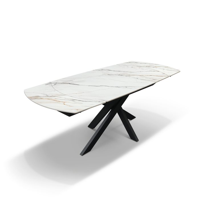Masă ceramică extensibilă Calacata Gold 140/90 cm - 11