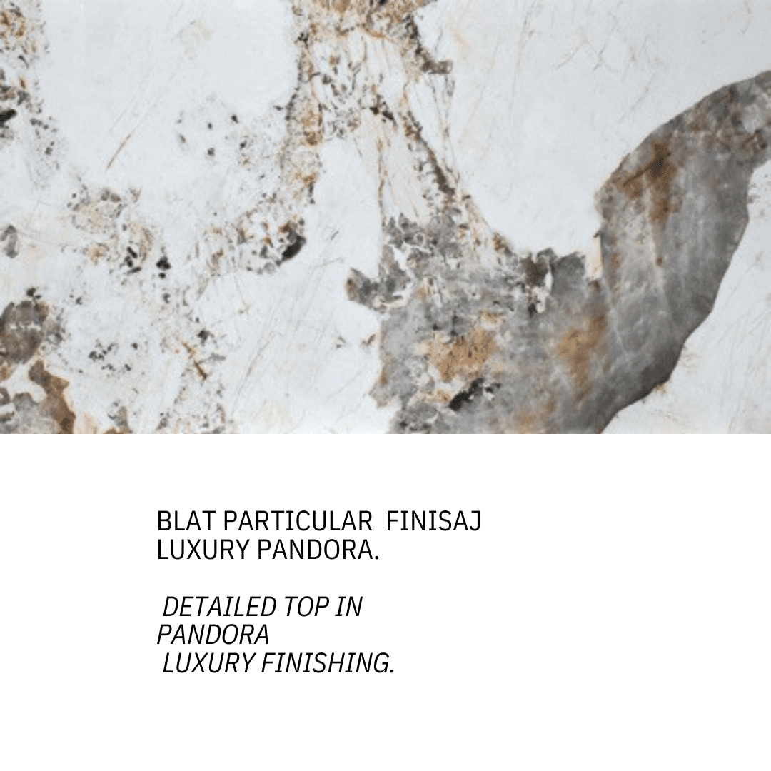 MASA PANDORA LUX- STICLA CERAMICA CU  PICIOR METALIC - 2