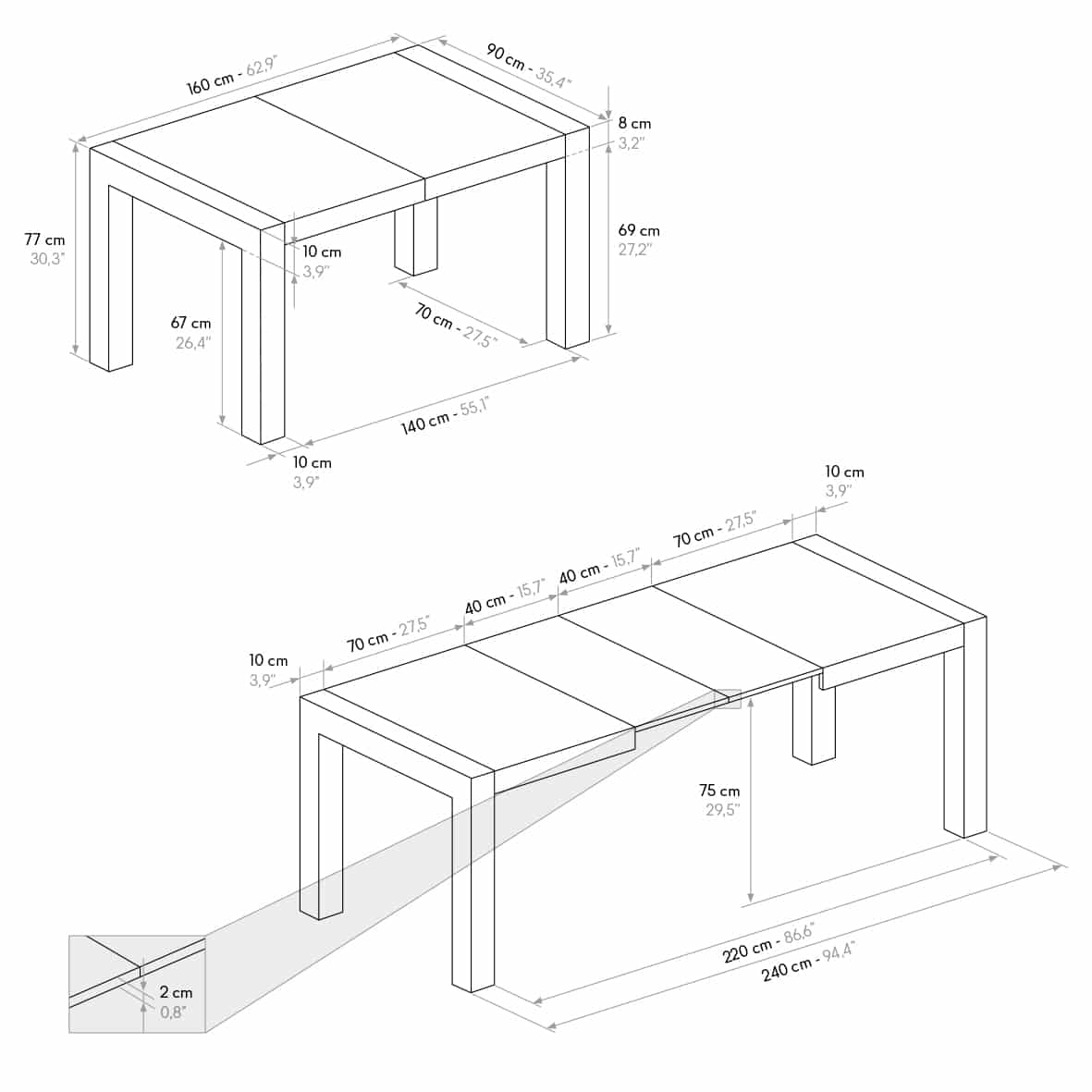 MASA EXTENSIBILA INDY - 9