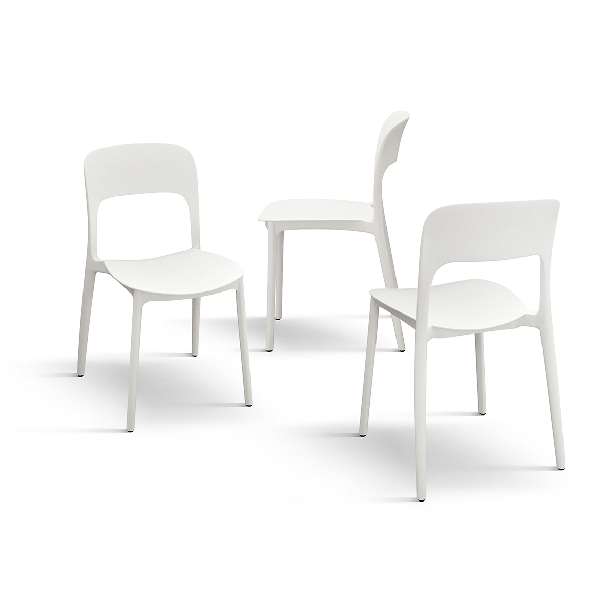 Set 4 scaune ROSINNA -POLIPROPILENA- HORECA - 47