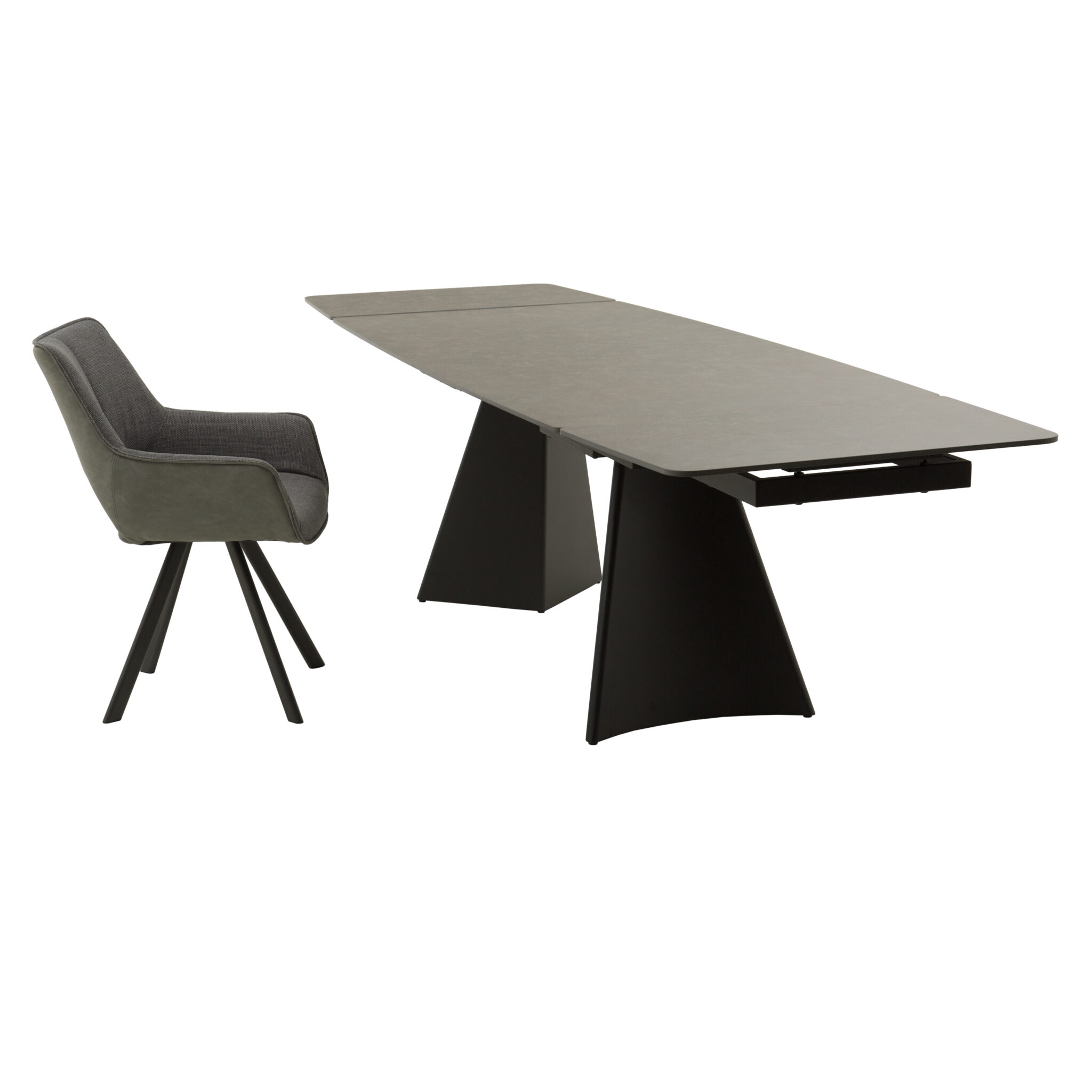 Masă ceramică Colle Brown, extensibilă 280 cm/90 cm - 19
