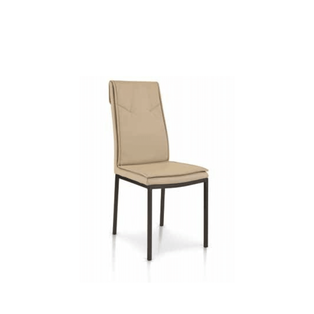 Scaun Rain, structura metalica, piele ecologica - 5