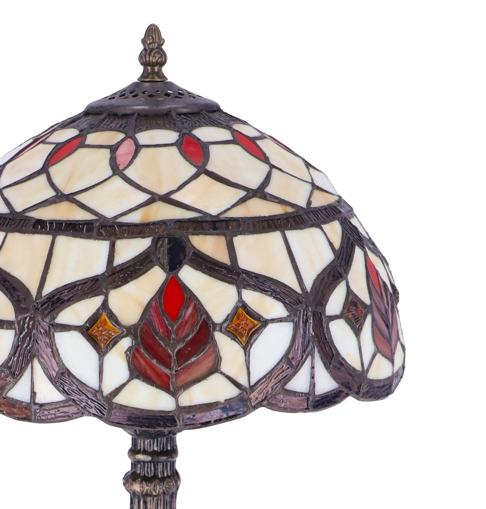 Lampa de masa Tiffany Leaf h 45 cm ,abajur 30 cm - 2