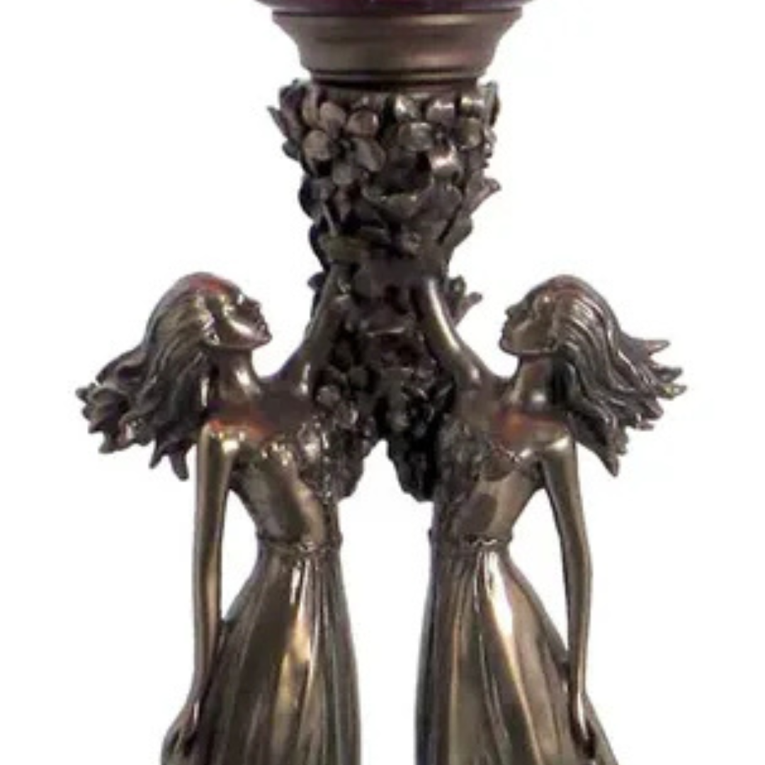 Lampa de masa Tiffany Sisters h 67 cm - 4